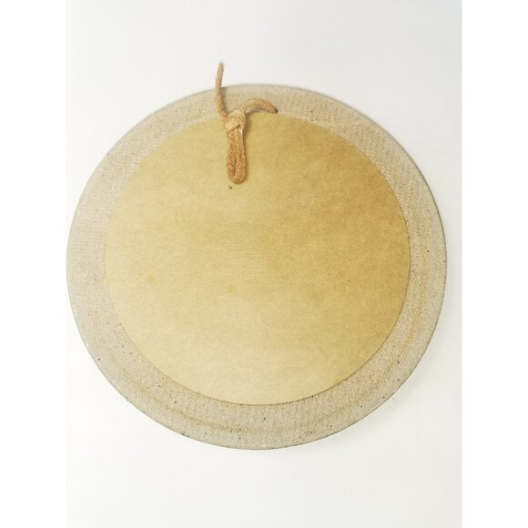 Dried Flower Wall Hanging Vintage, Circle Pottery 1980s Wall Deco Stand Included - Picture 7 of 8